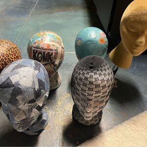Artistic Mannequin Head Set - Multicolor